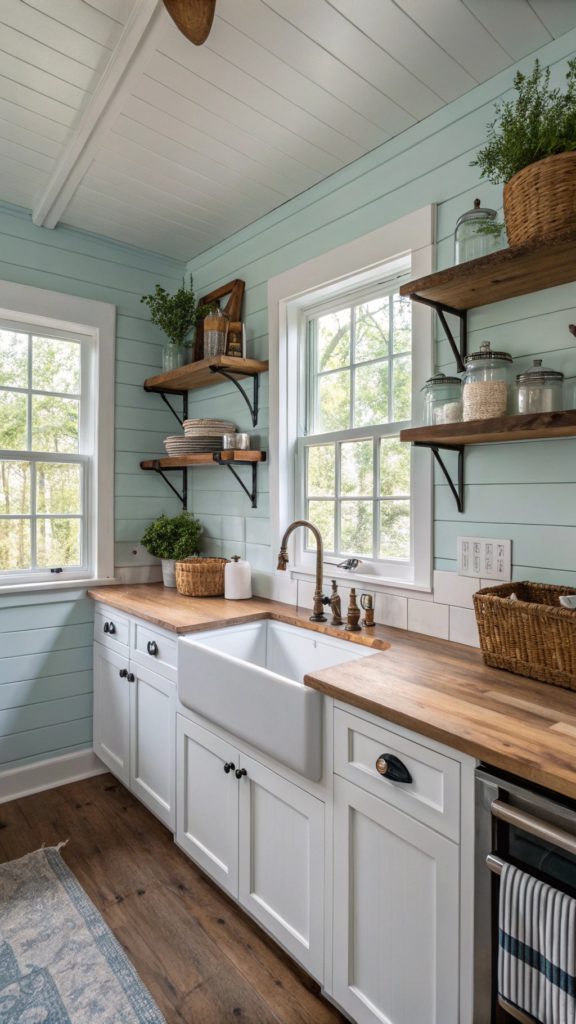 18 Stunning Light Blue Kitchen Wall Ideas