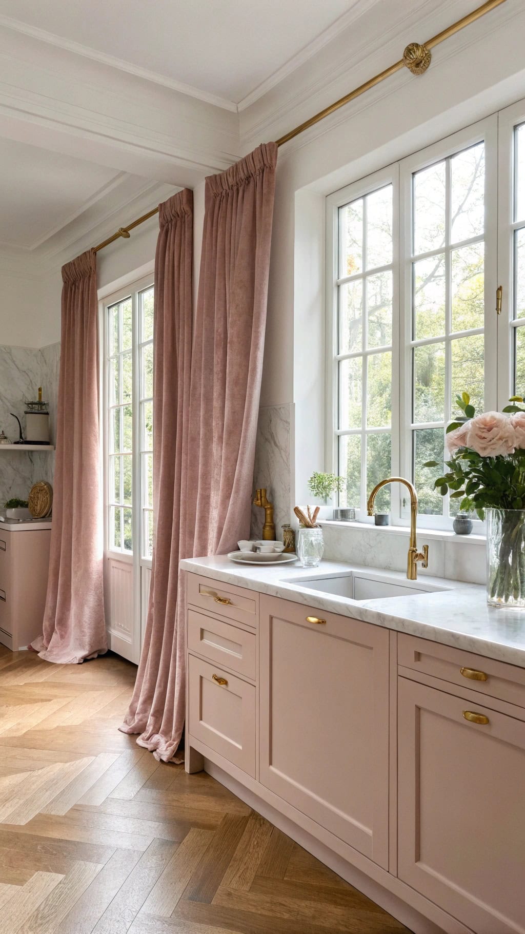 luxurious velvet window treatments