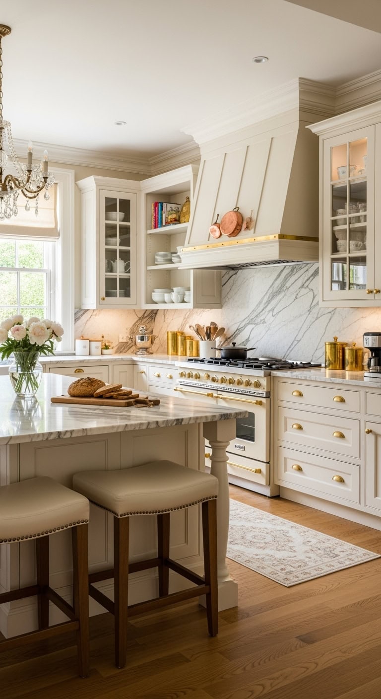 luxury cream kitchen design