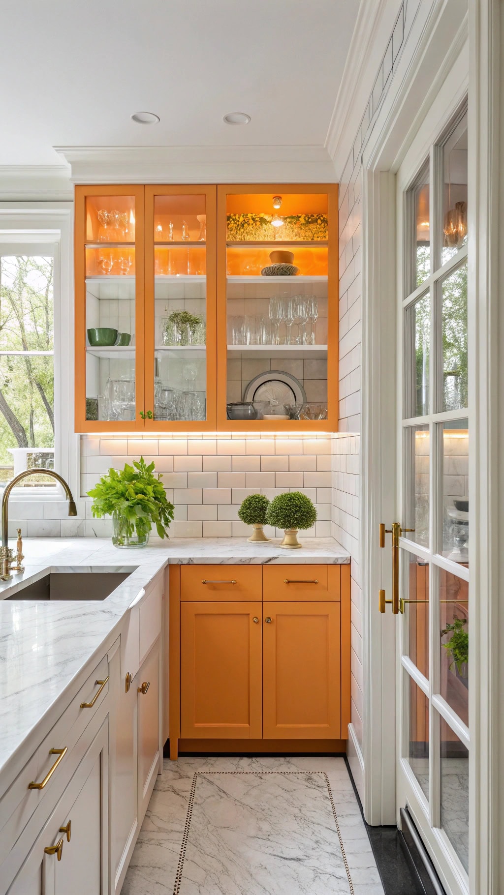 mandarin lacquered cabinet interiors