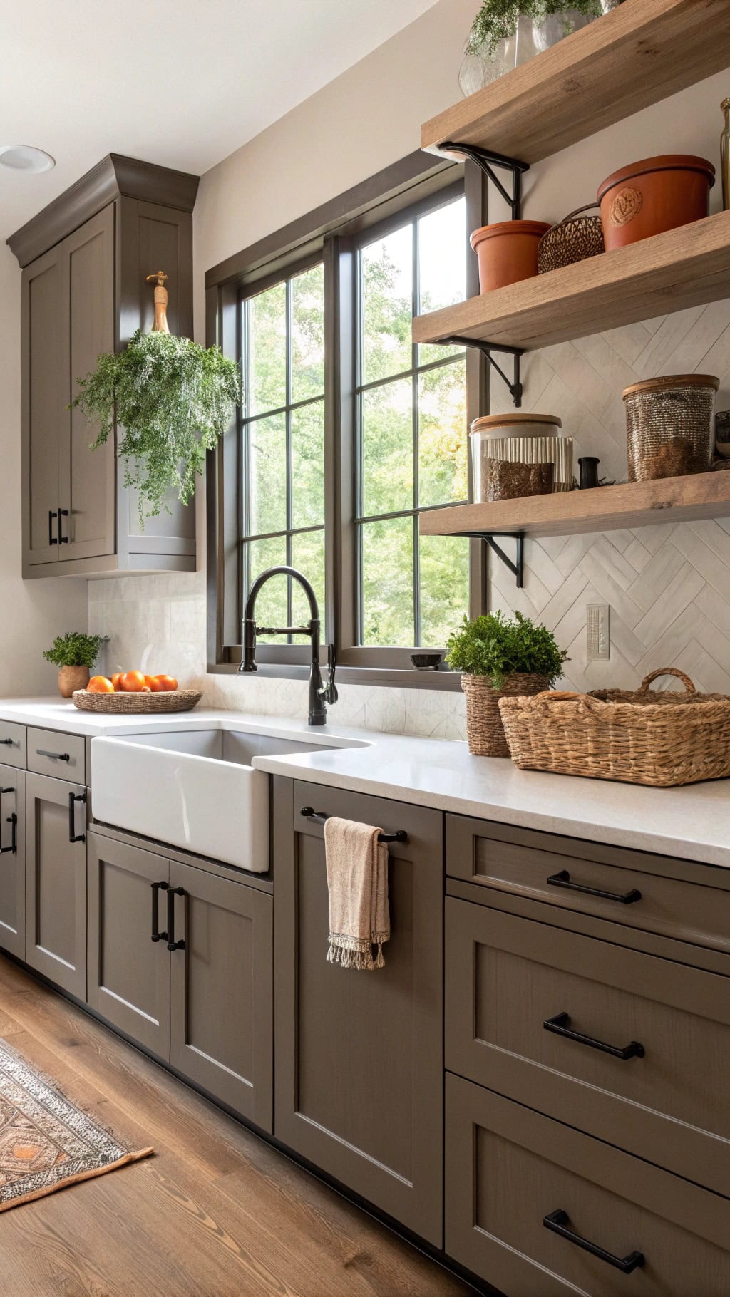 matte finishes enhance taupe