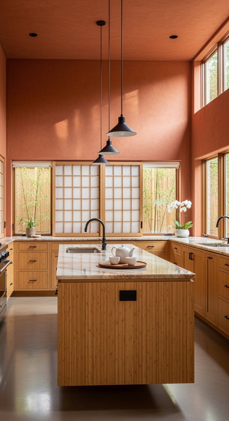 meditative minimalist serene kitchen sanctuary