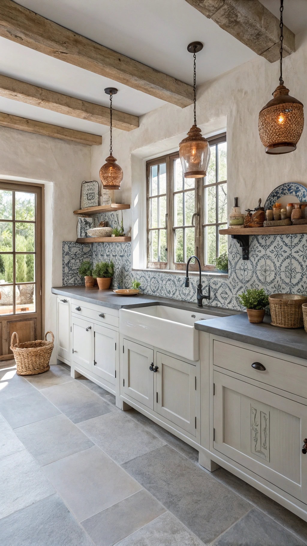 mediterranean charm with practicality
