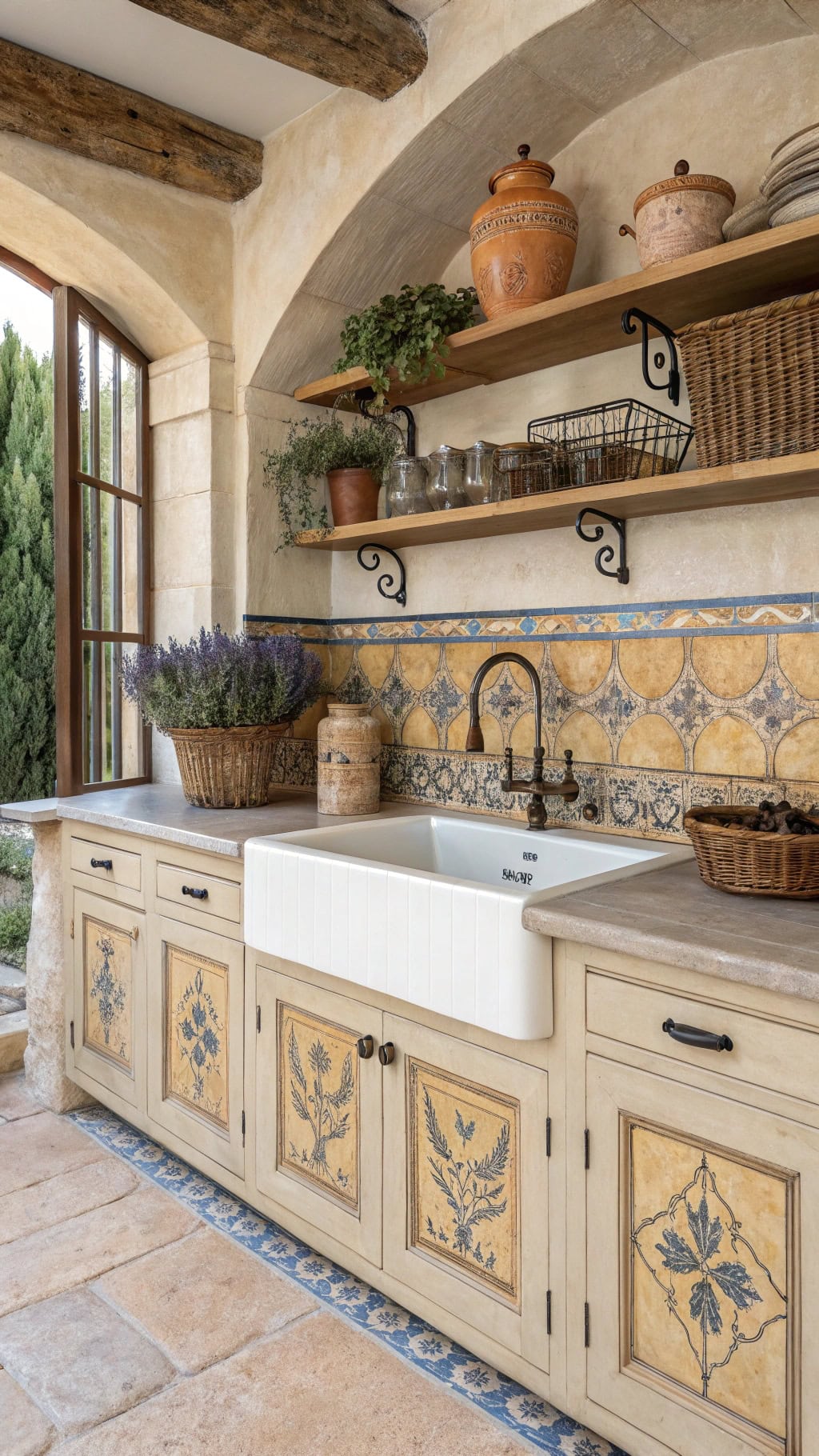 mediterranean terracotta kitchen style