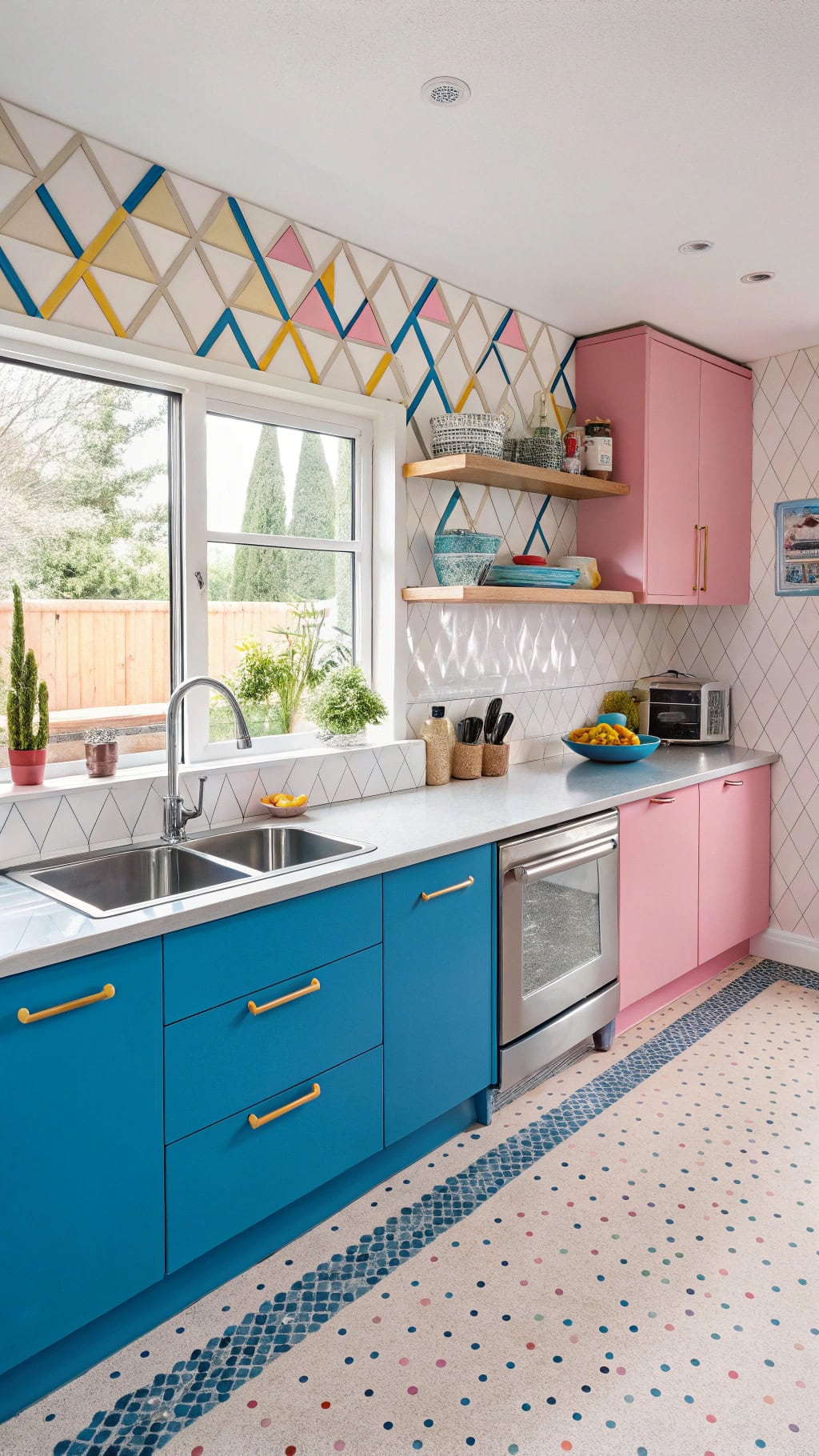 memphis design kitchen makeover