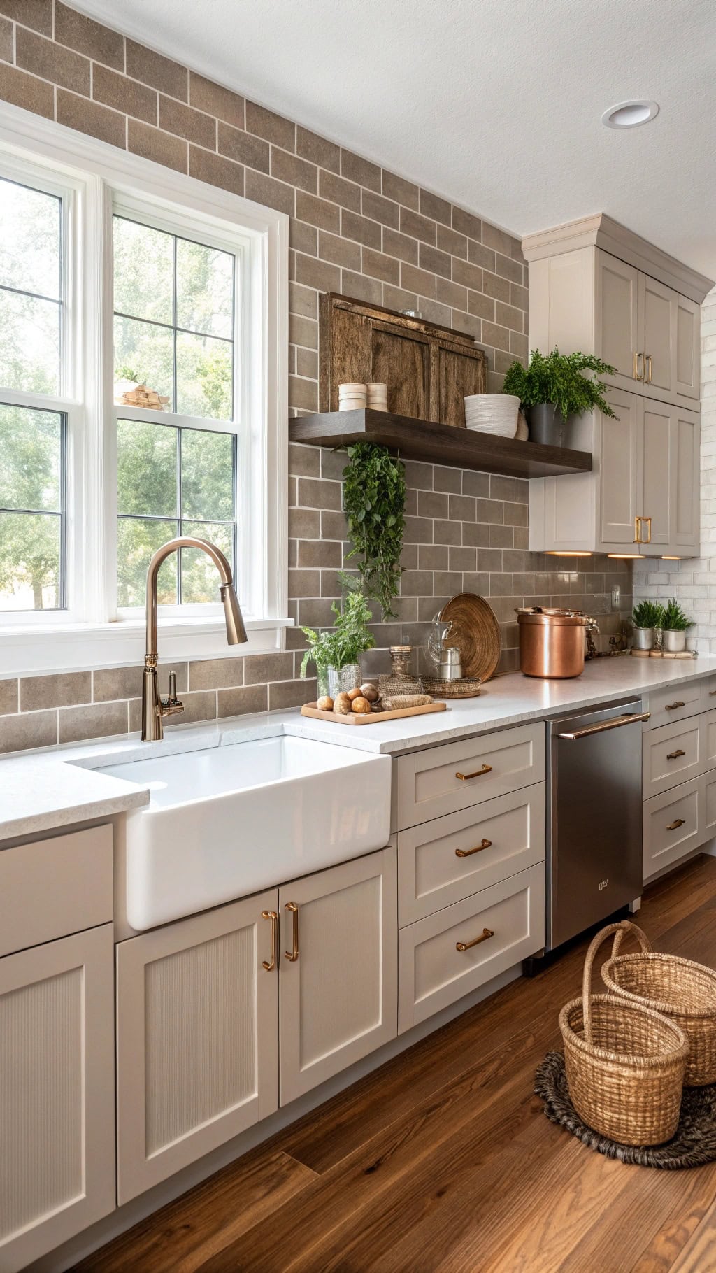 metallic tiles add elegance