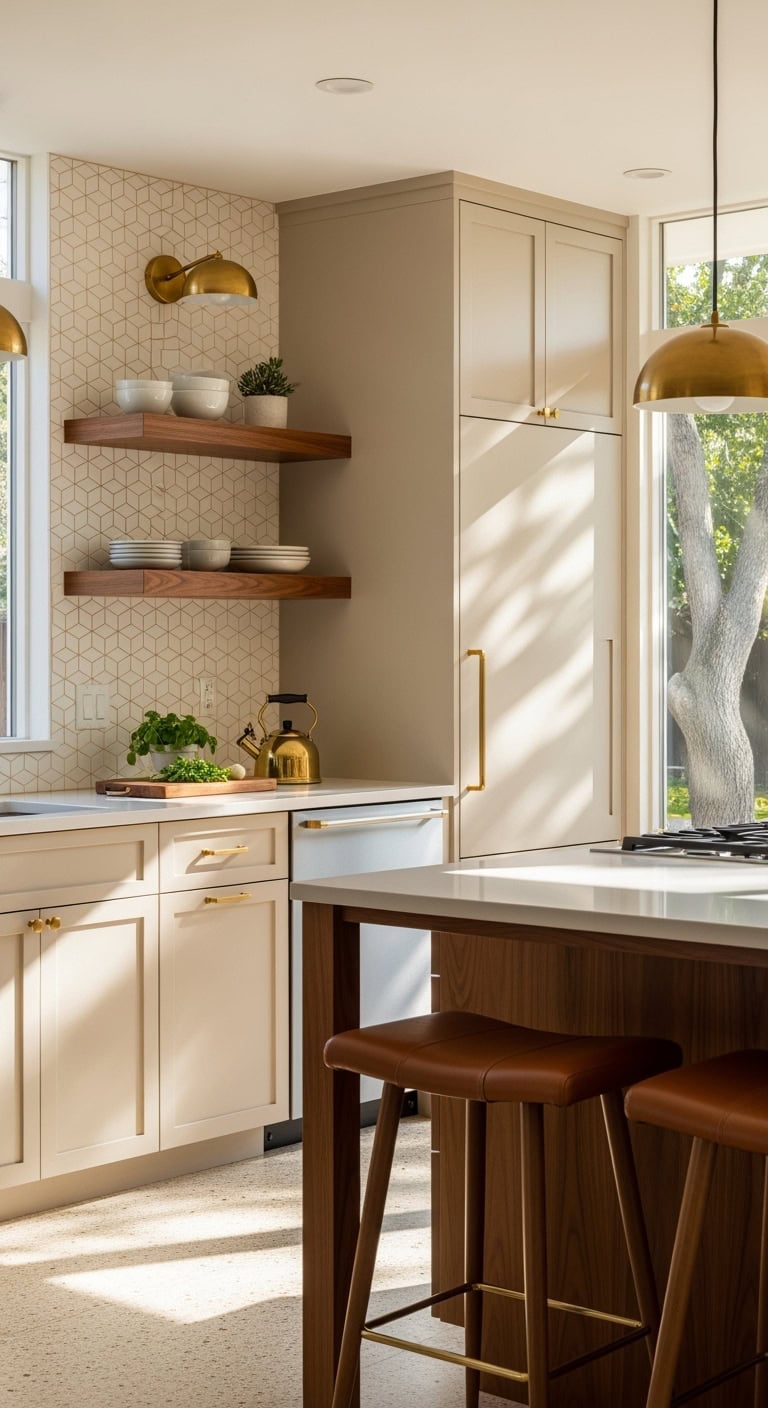 midcentury modern kitchen elegance