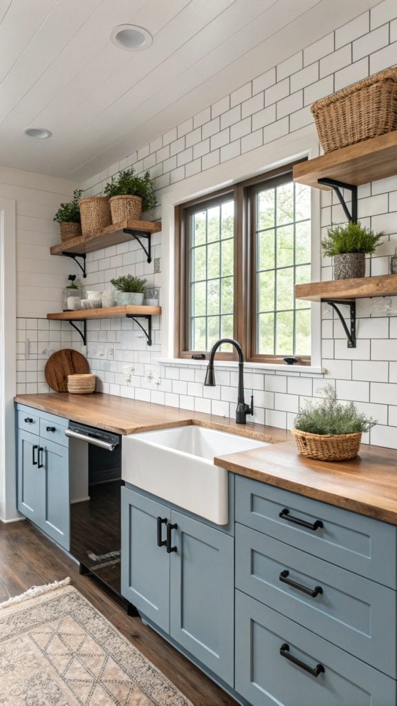 20 Timeless Dusty Blue Kitchen Ideas