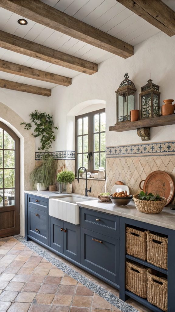 22 Stylish Dark Blue Kitchen Designs