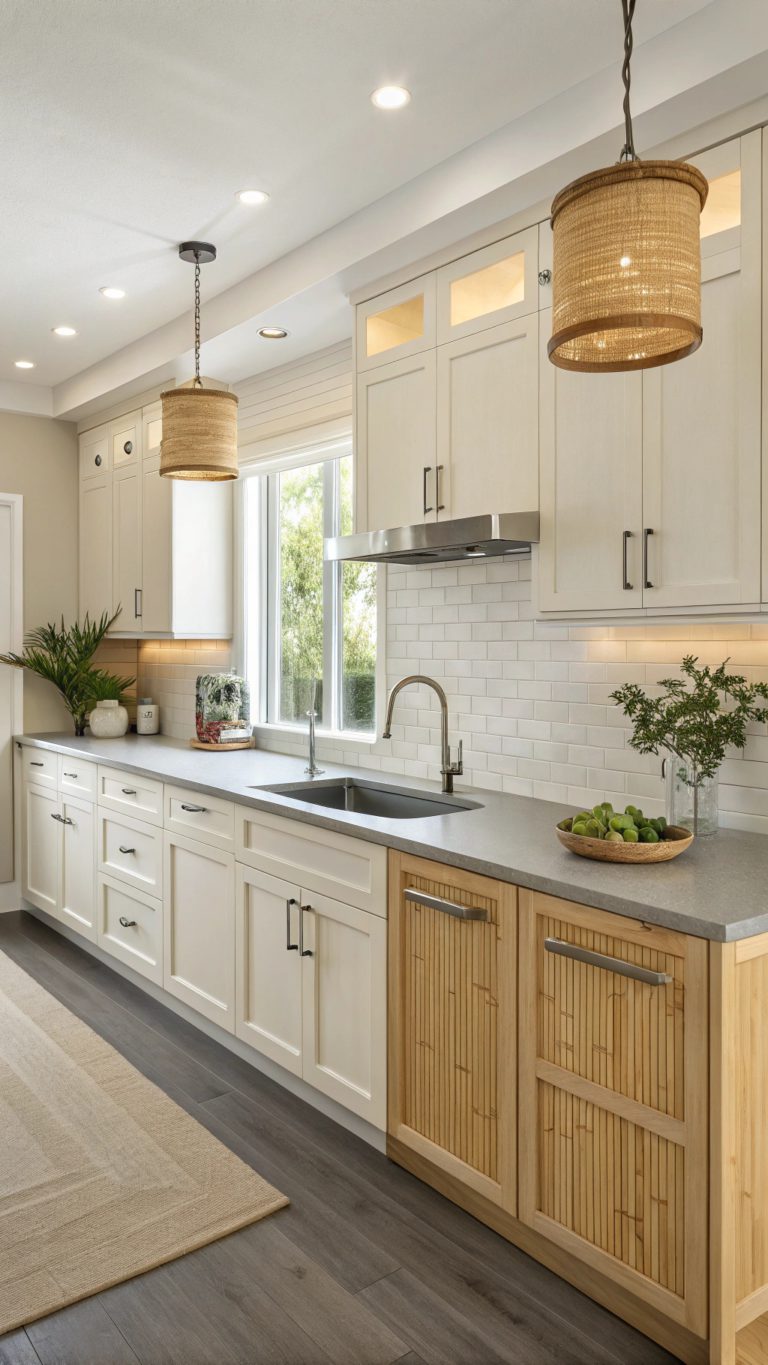 off white kitchen cabinets