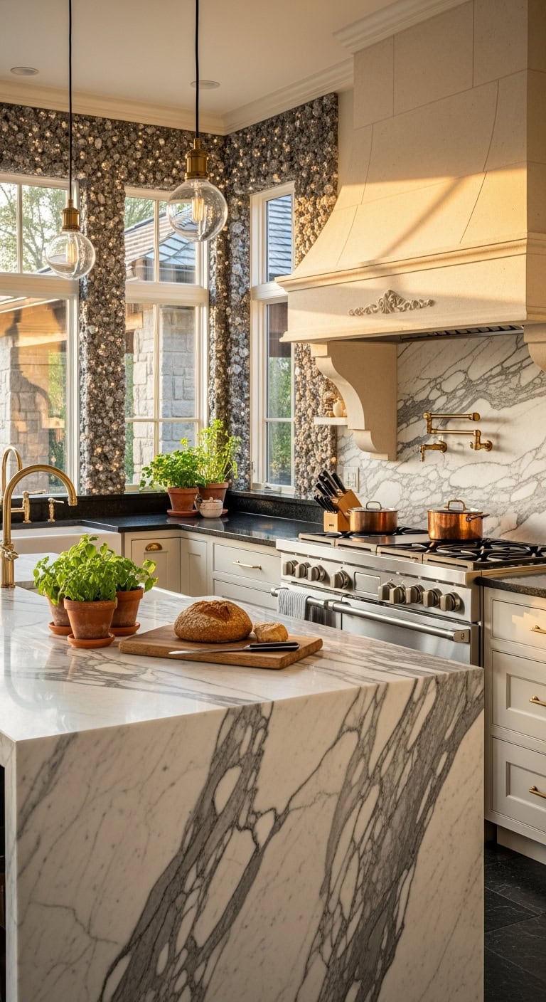 opulent refined statement making luxury kitchen