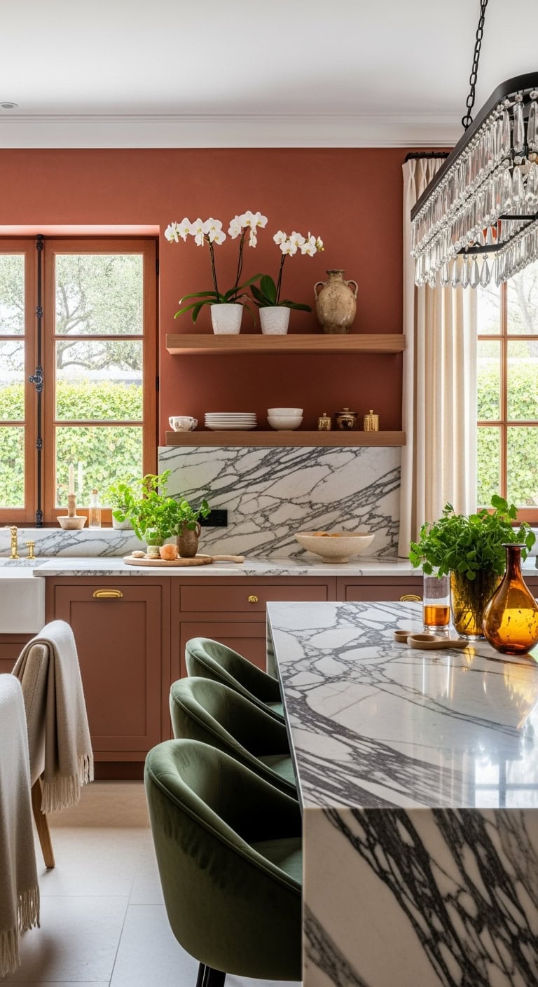 opulent warm layered inviting
