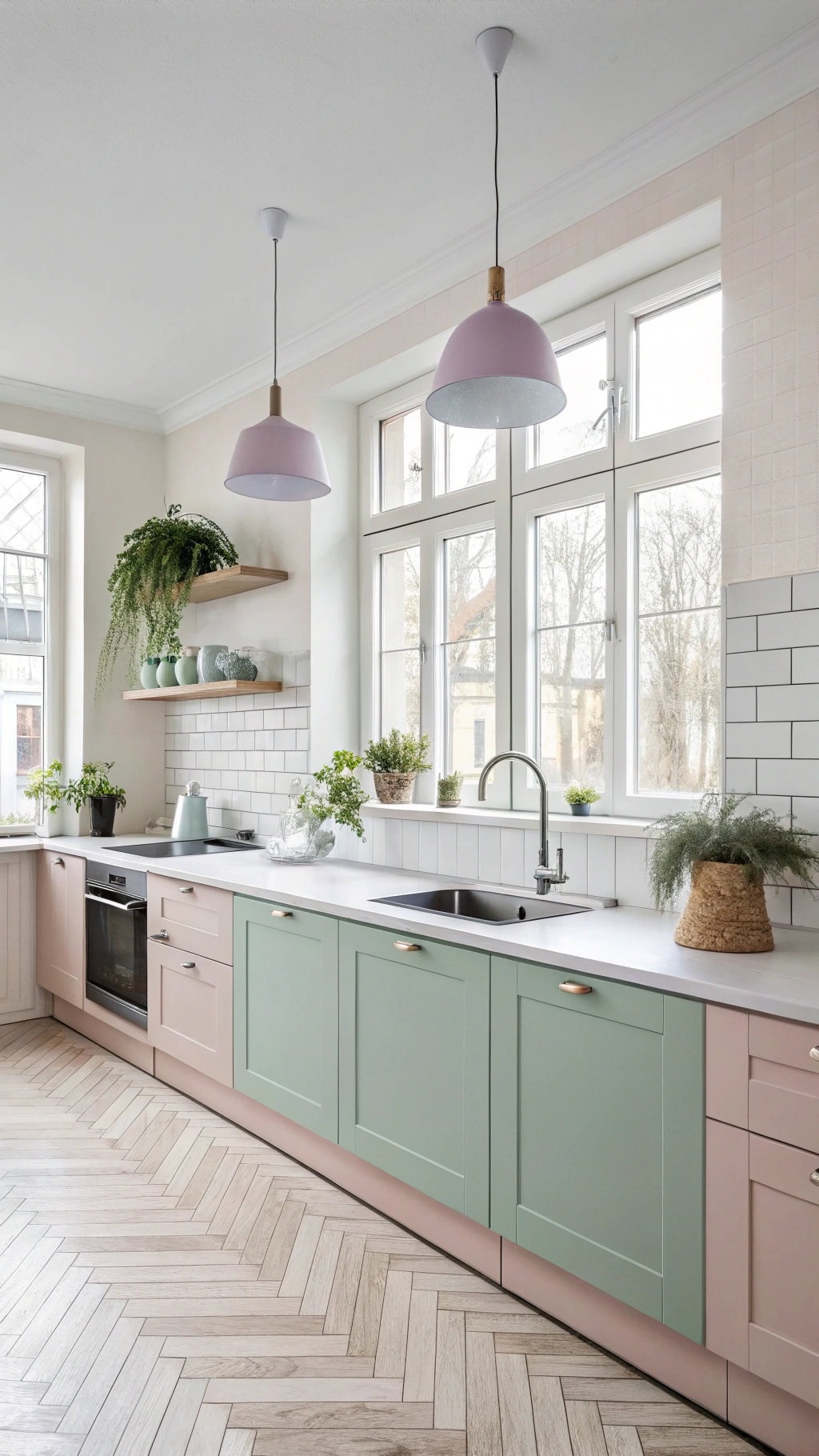 pastel scandinavian minimalist design