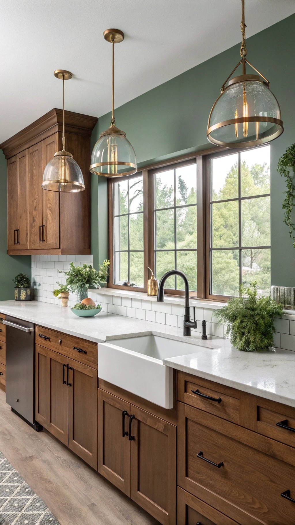 pomegranate cabinets with elegance