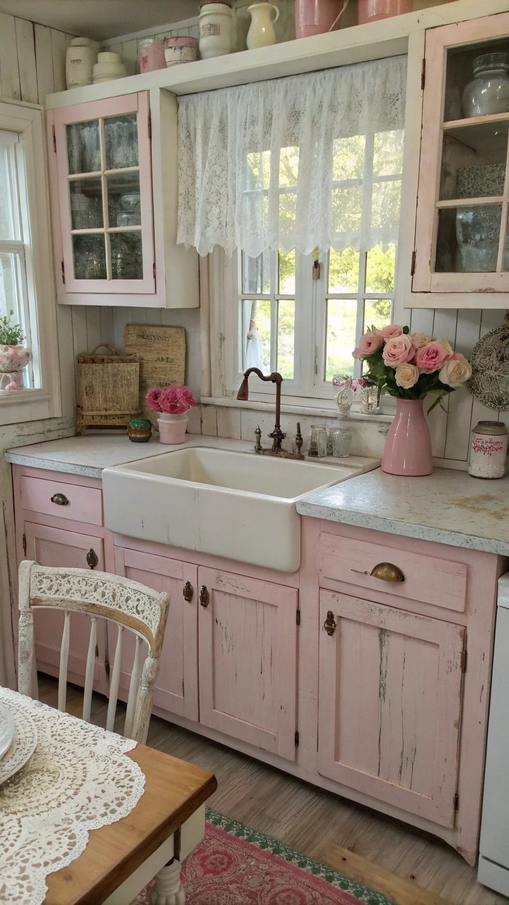romantic shabby chic kitchen
