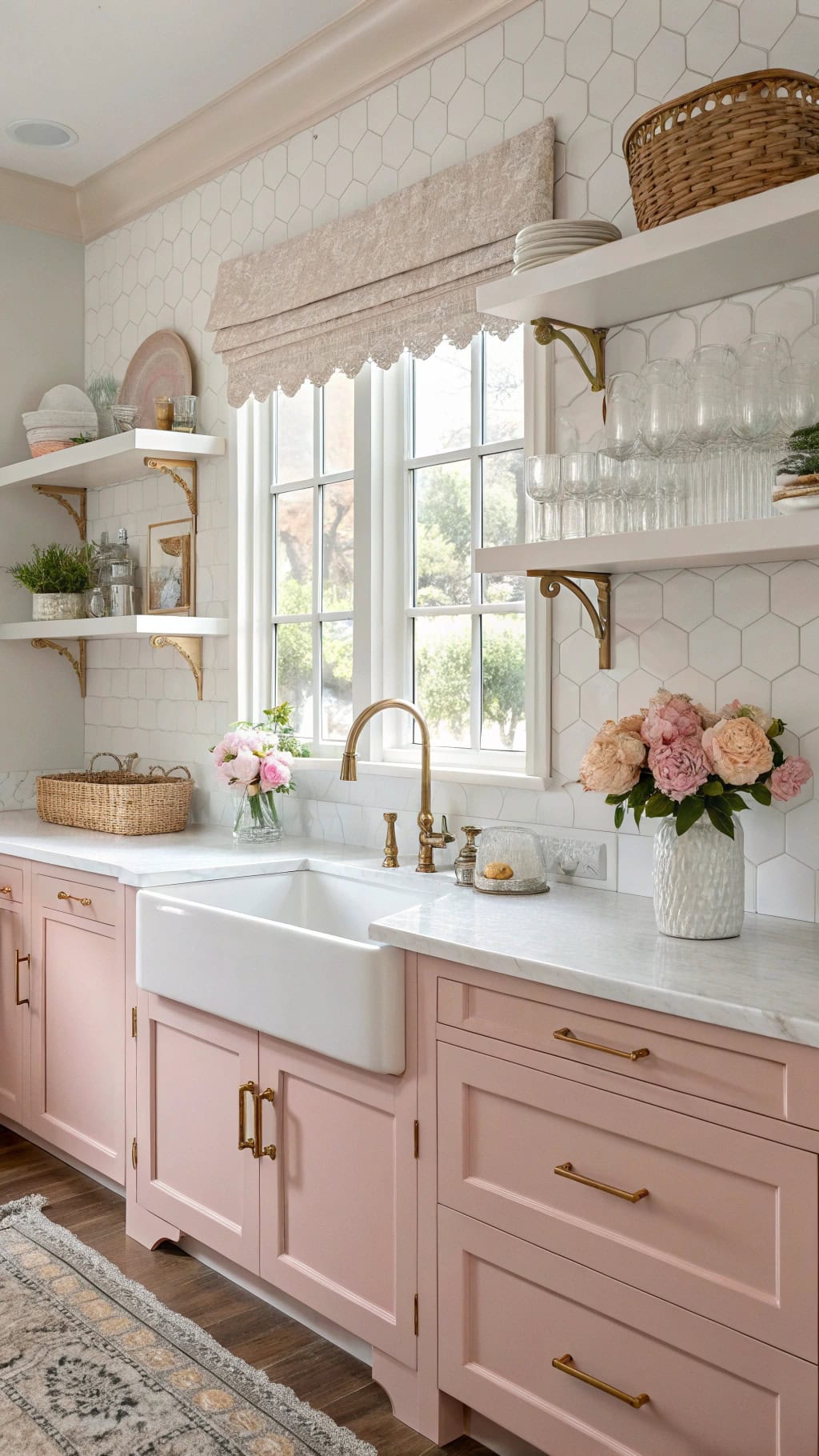scalloped trim adds elegance