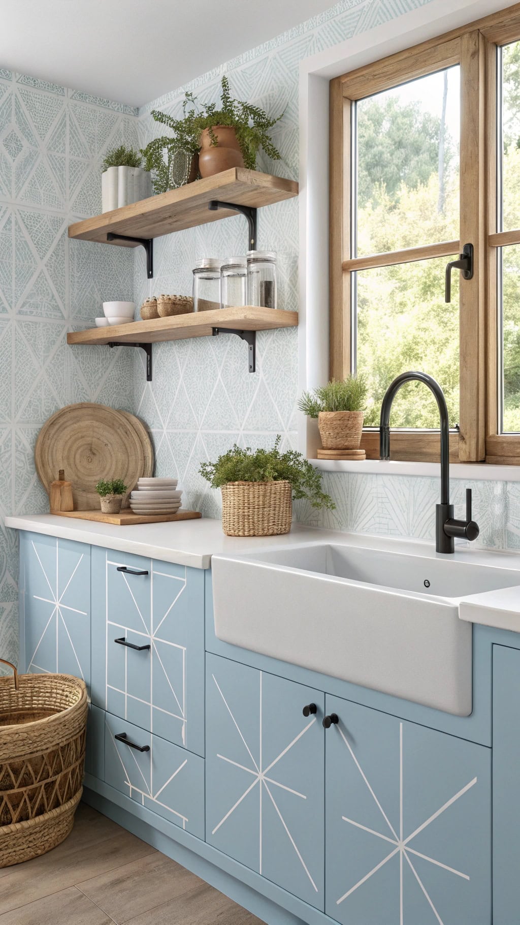 scandinavian powder blue elegance