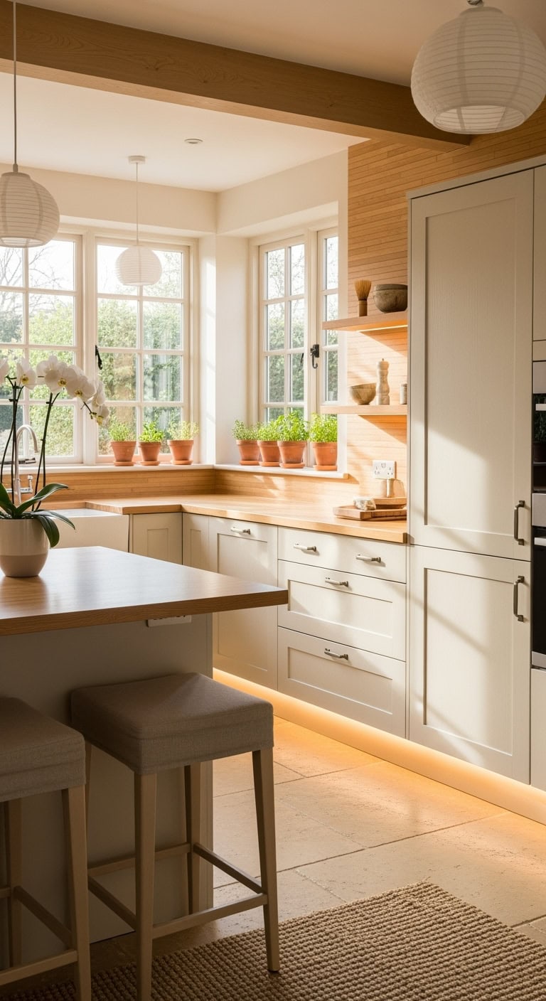 serene cream kitchen sanctuary