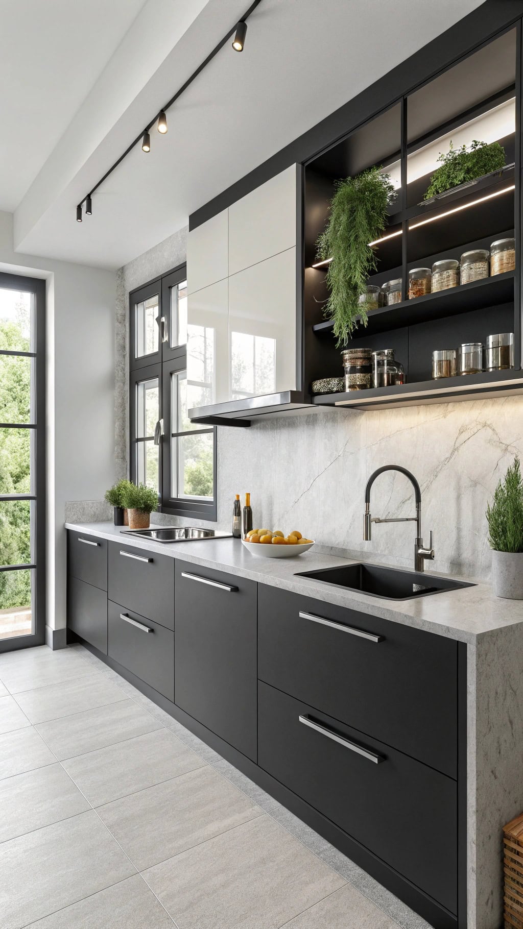 sleek contemporary cabinet combinations
