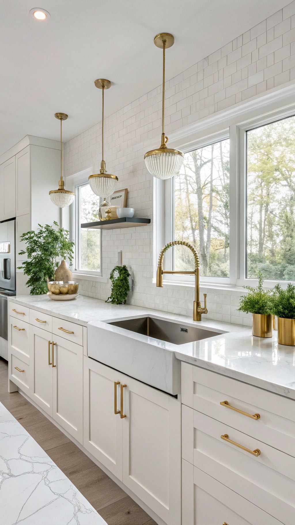 sleek elegance with gold