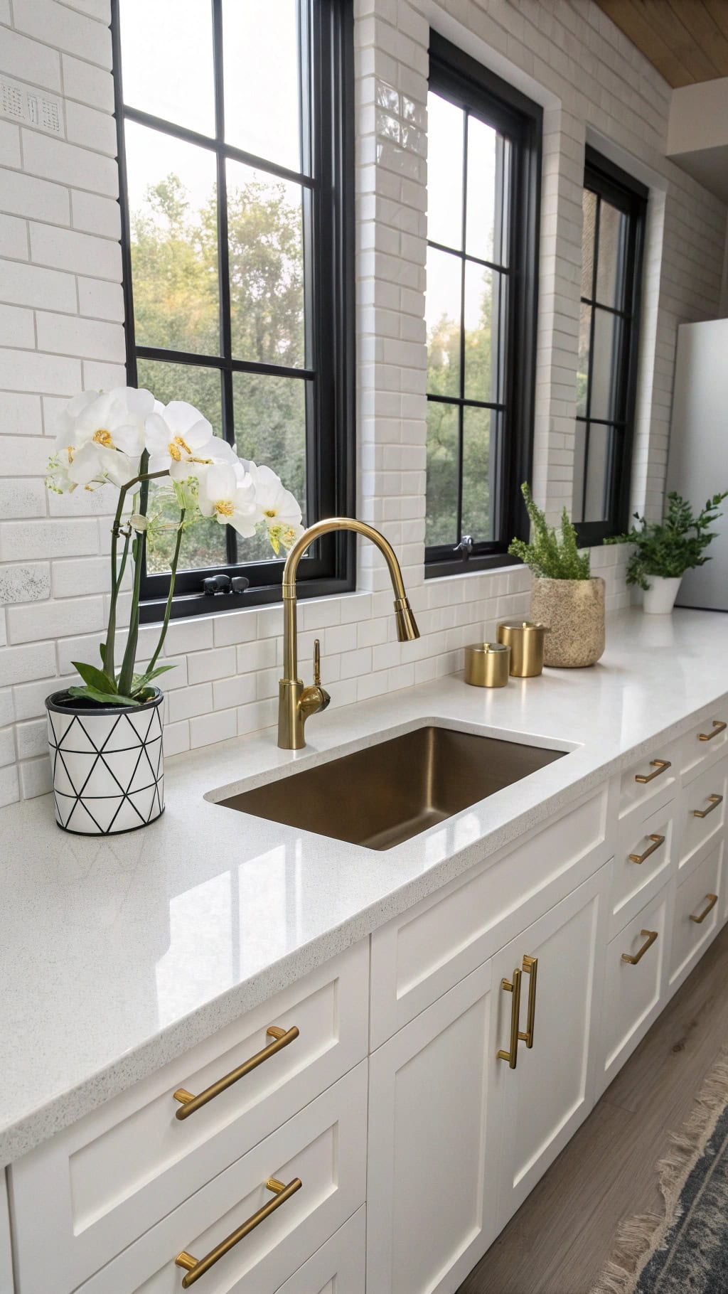 sleek elegant minimalist bar handles