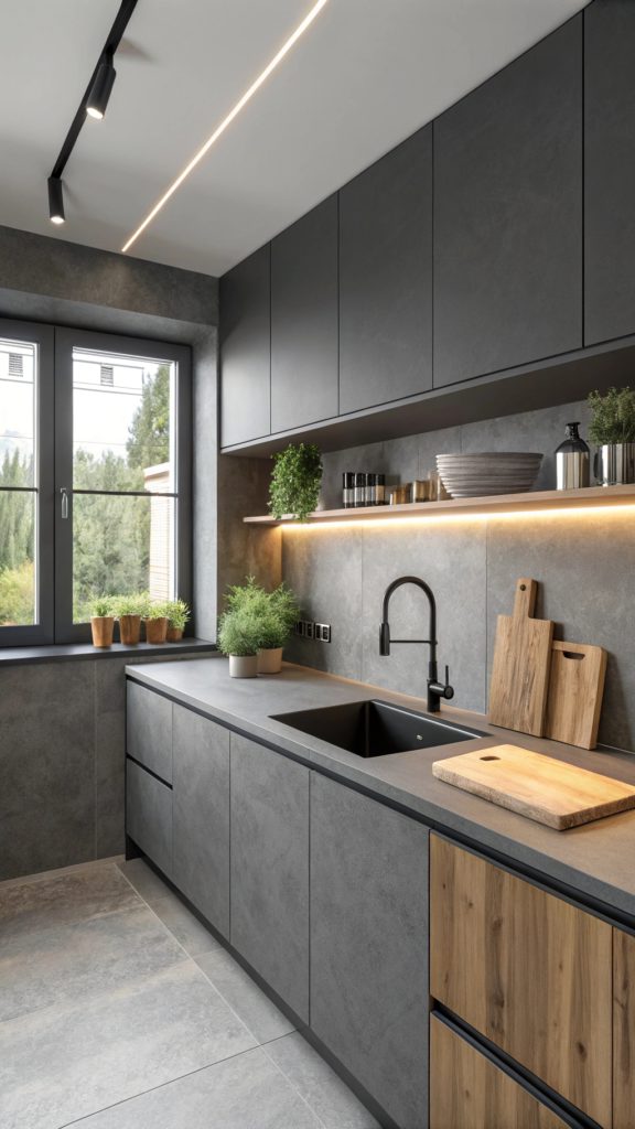 19 Stylish Gray Kitchen Wall Ideas