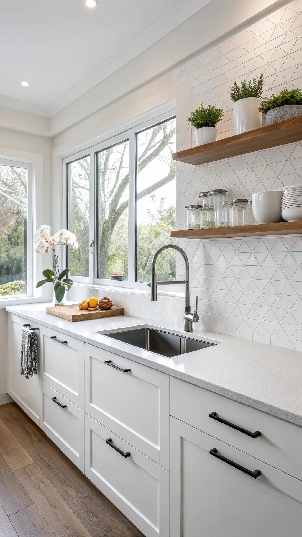 sleek sophistication with chrome