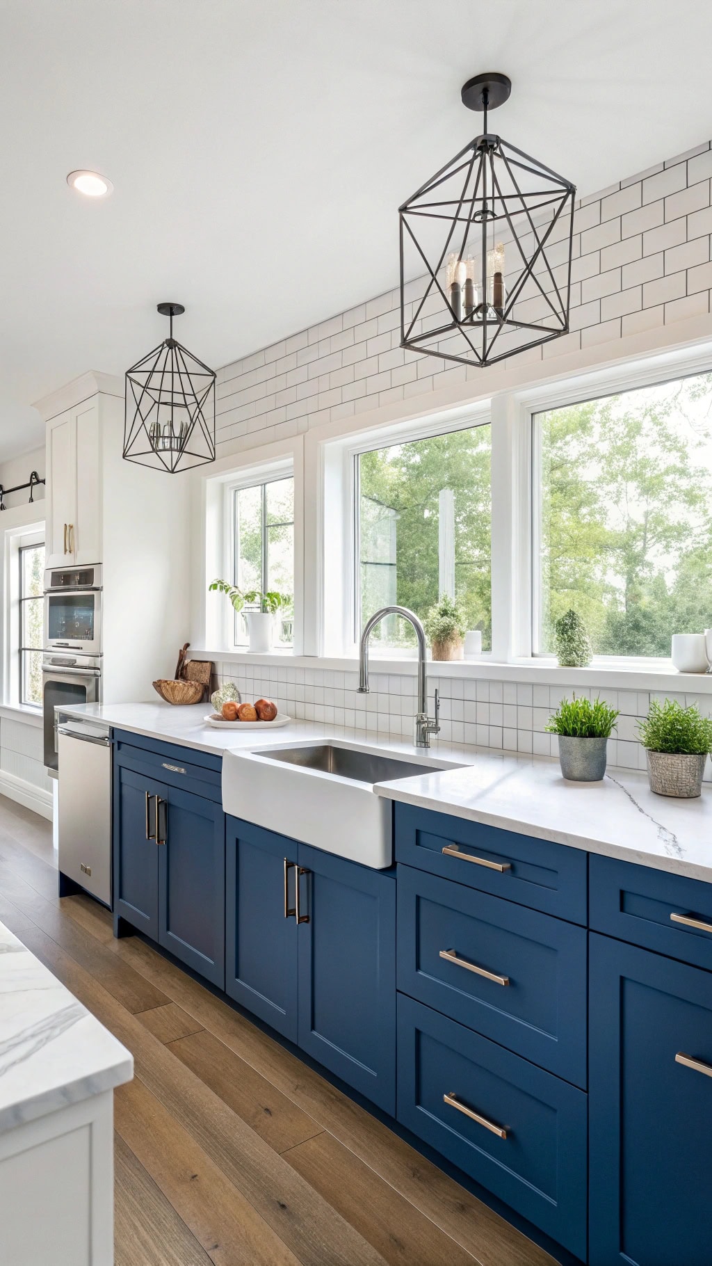 sophisticated royal blue island