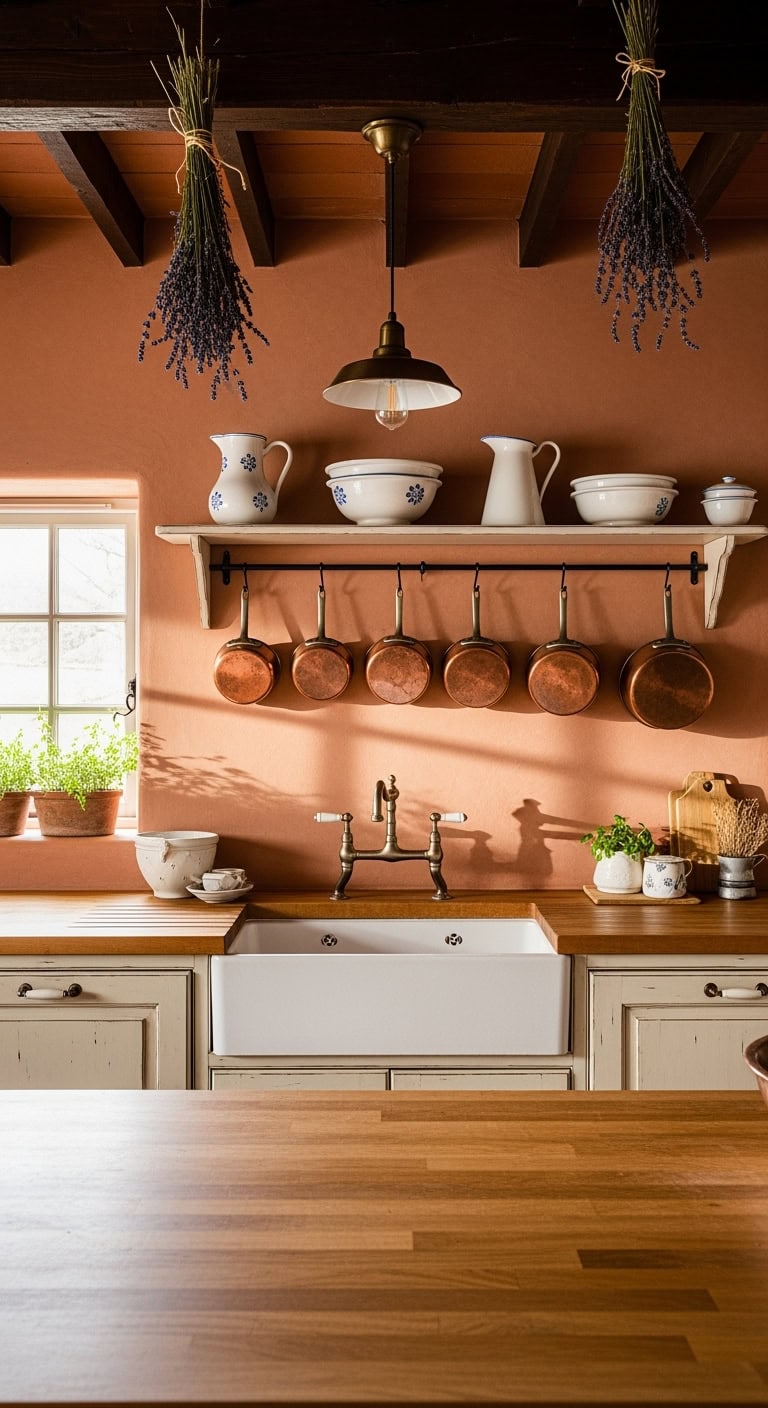 sophisticated rustic french country kitchen
