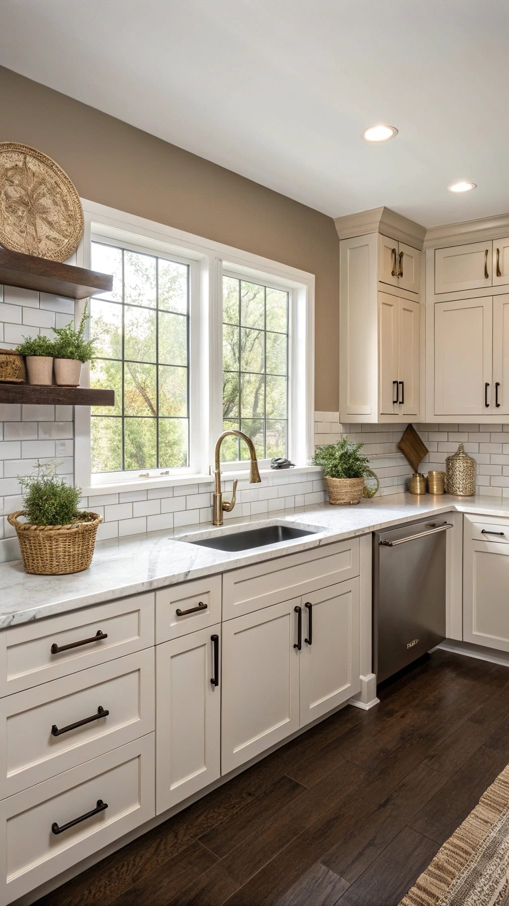 sophisticated yet approachable kitchen