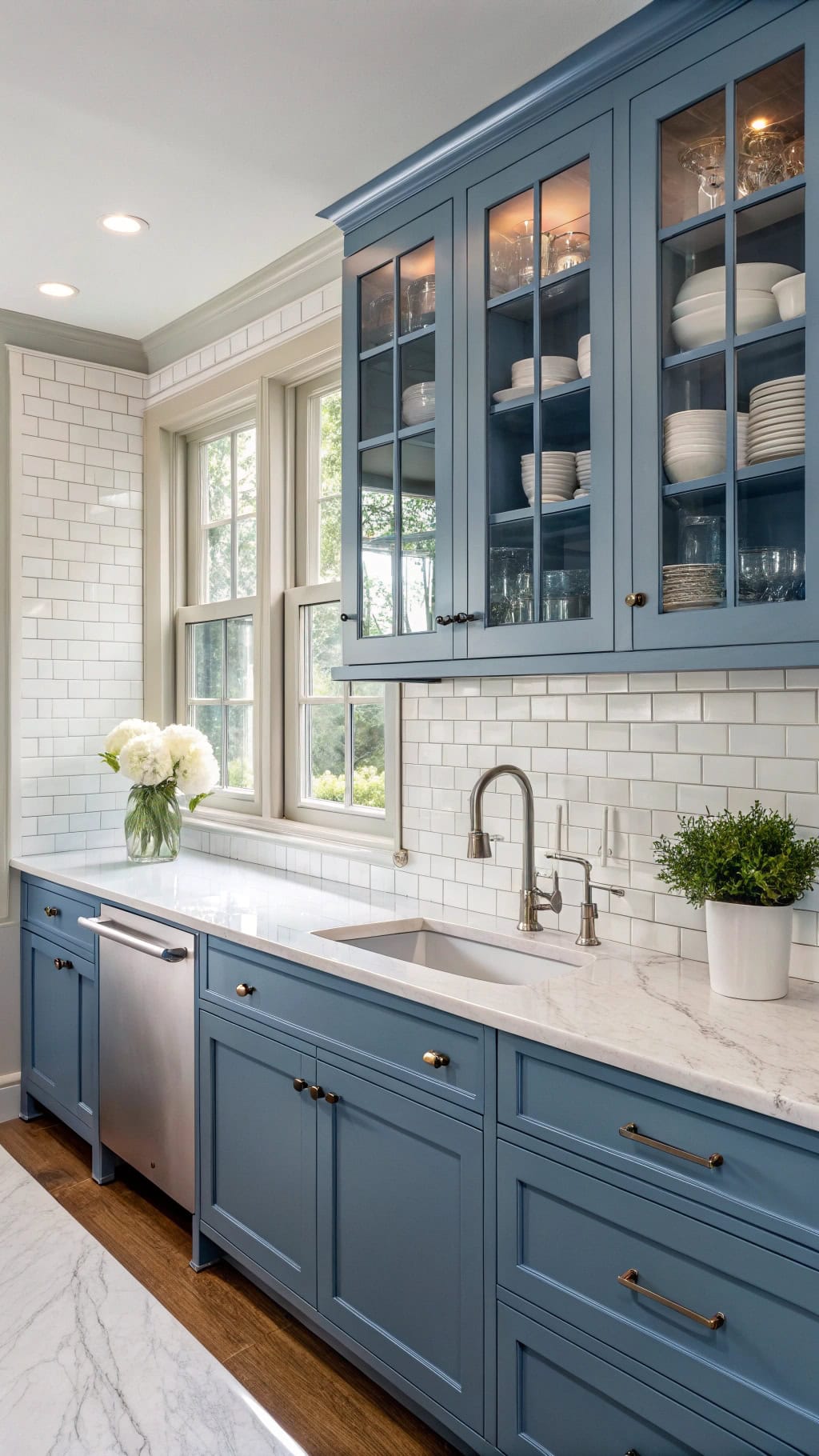 stylish glass cabinet design