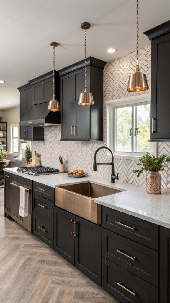 20 Timeless Taupe and Black Kitchen Designs