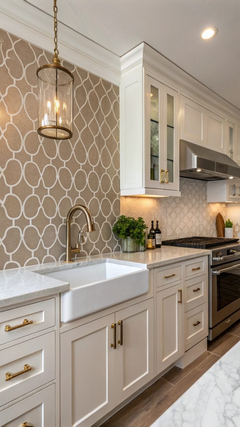 taupe backsplash kitchen styles