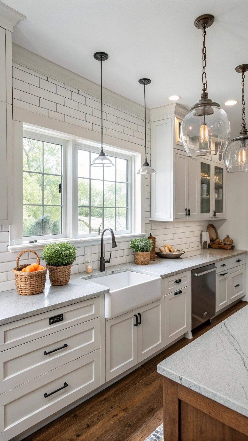timeless shaker gray countertops