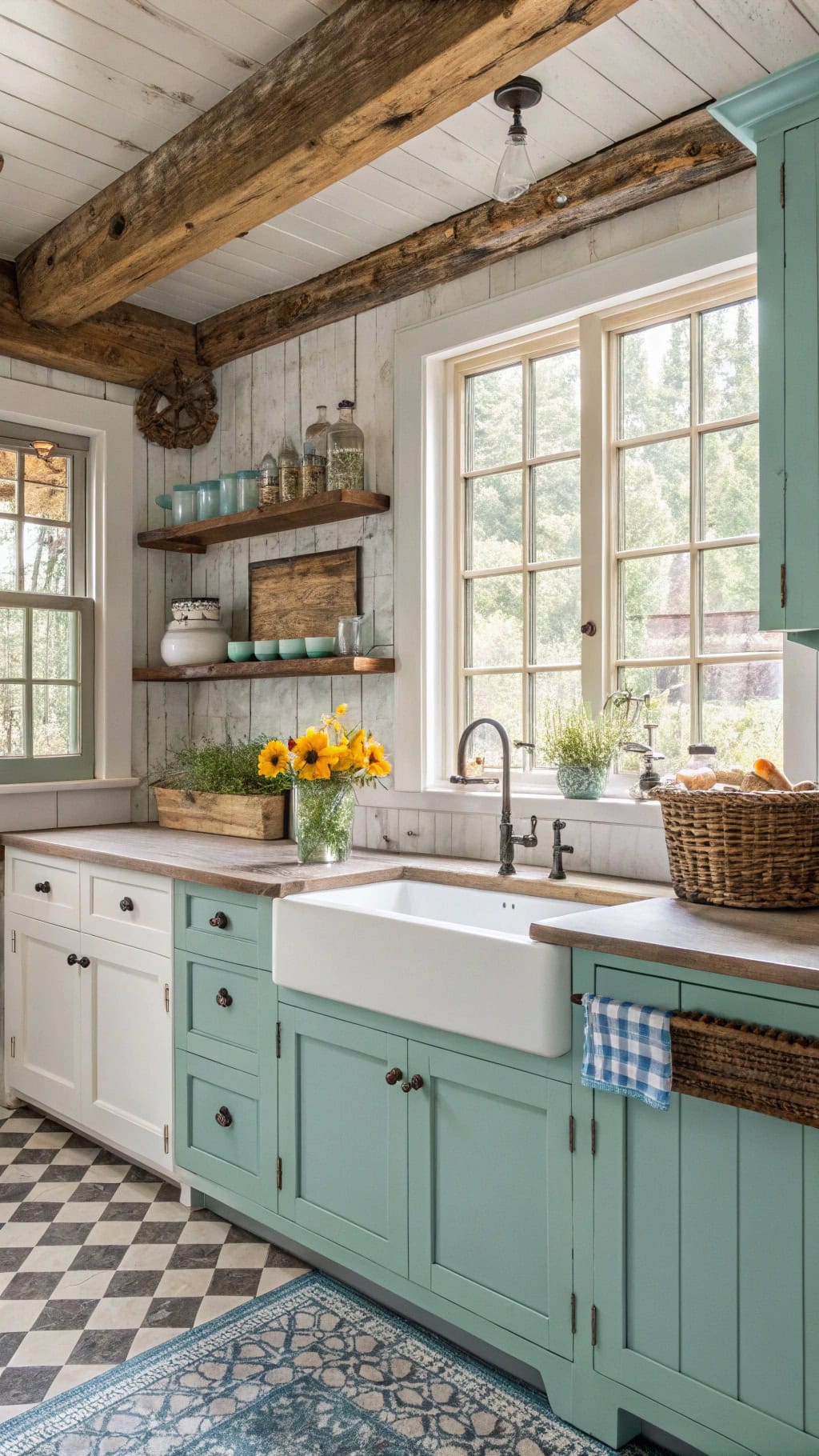 turquoise hardware adds charm