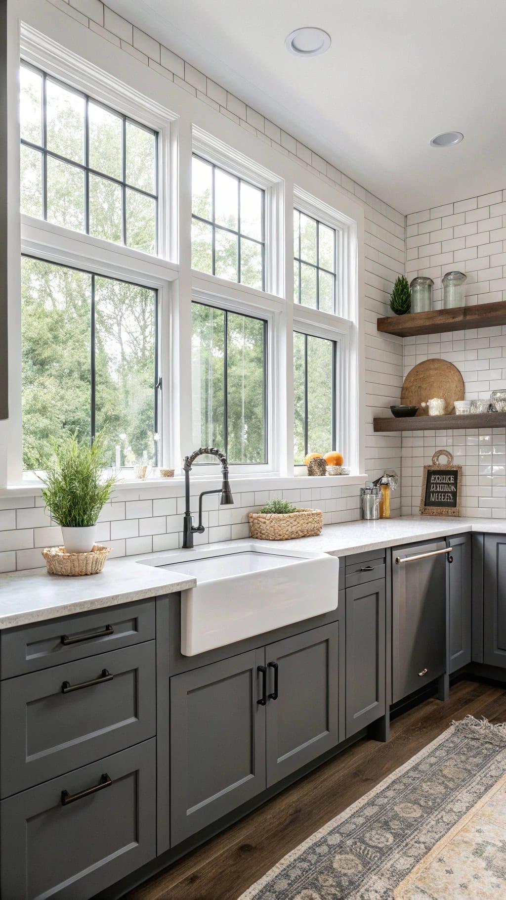 two tone gray kitchen elegance