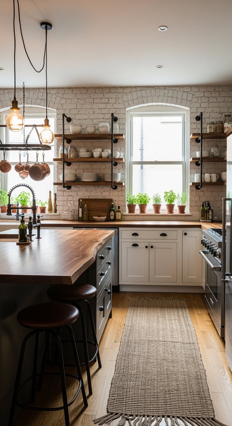urban industrial kitchen style