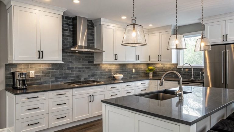 varied gray backsplash designs