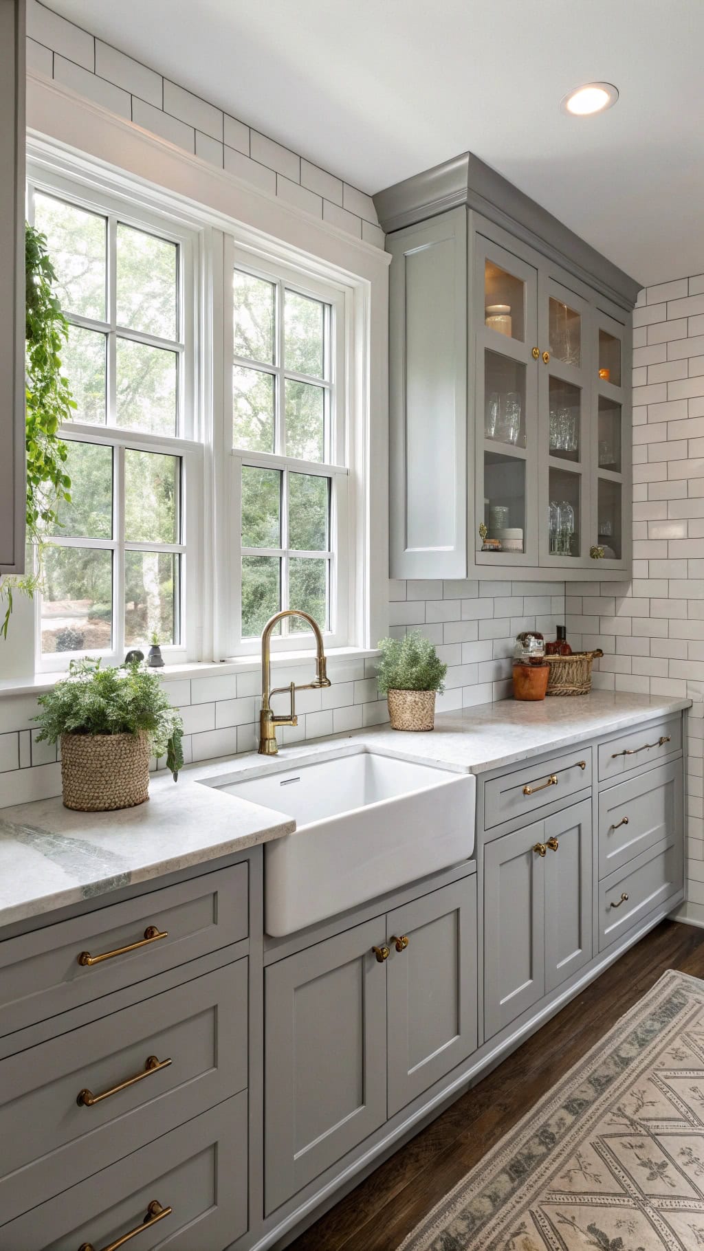 versatile gray shaker cabinets