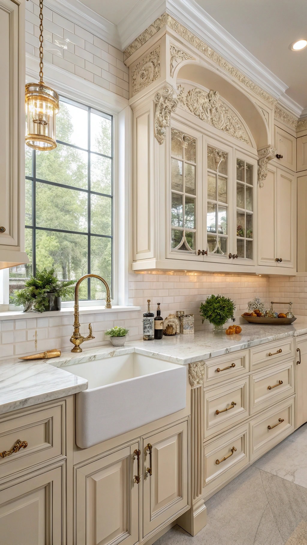 victorian elegance in cabinetry
