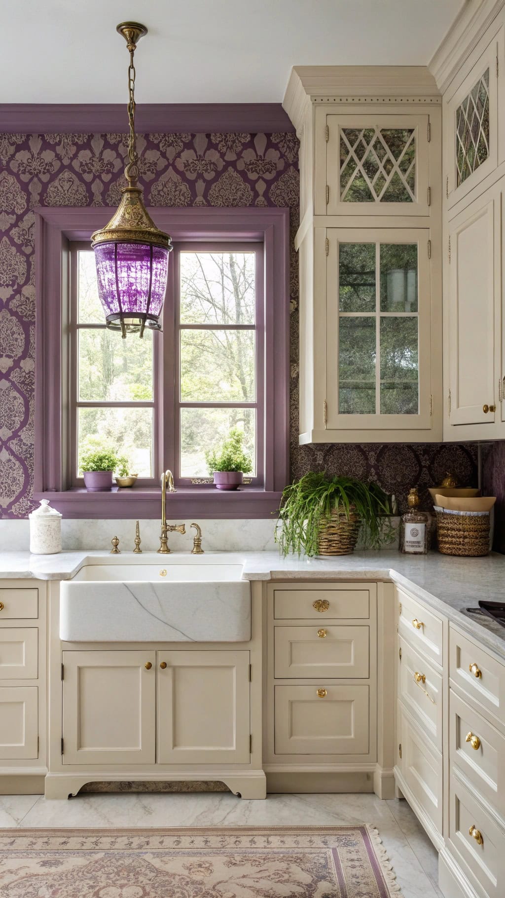 victorian elegance with purple