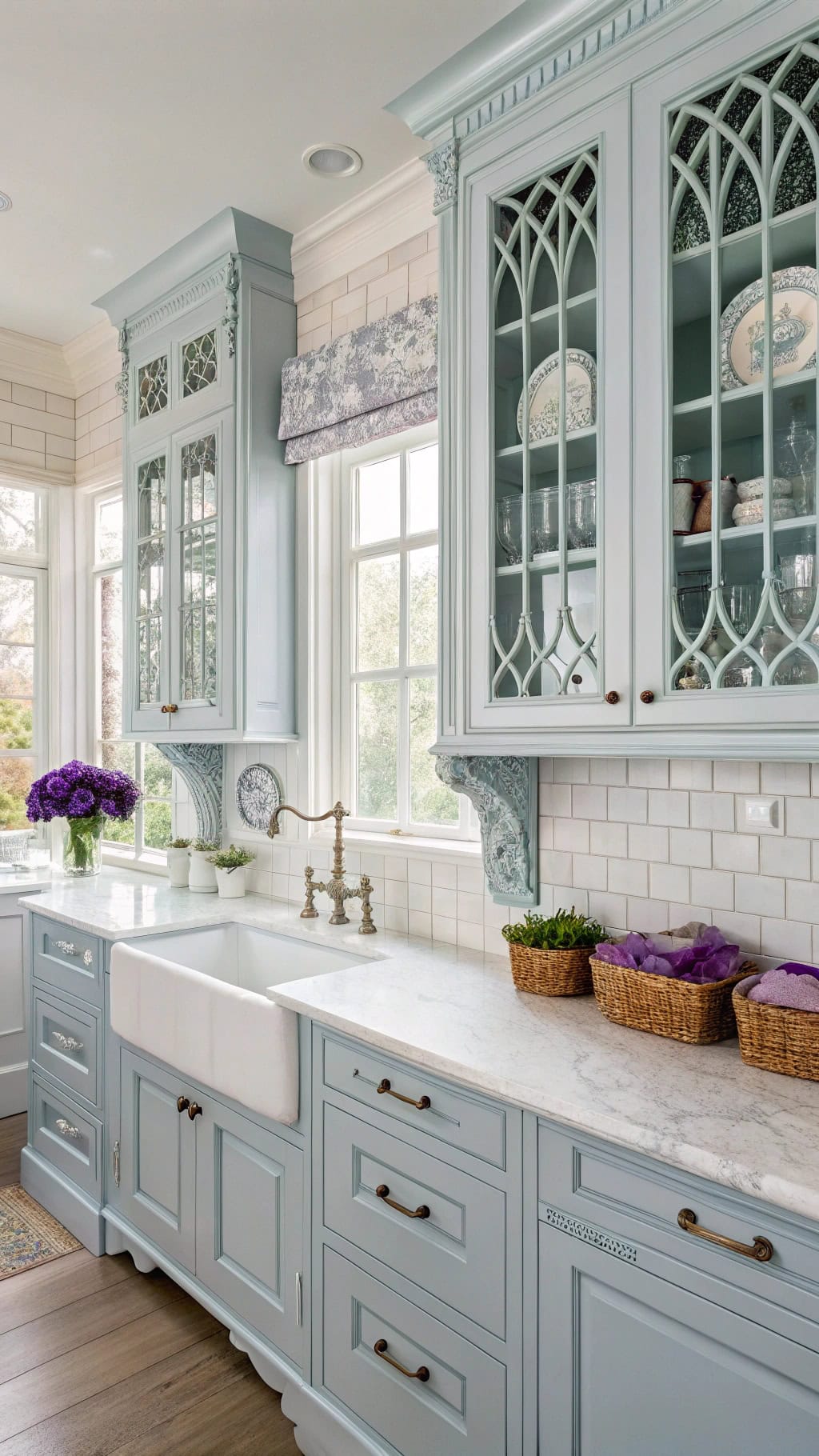 victorian powder blue elegance