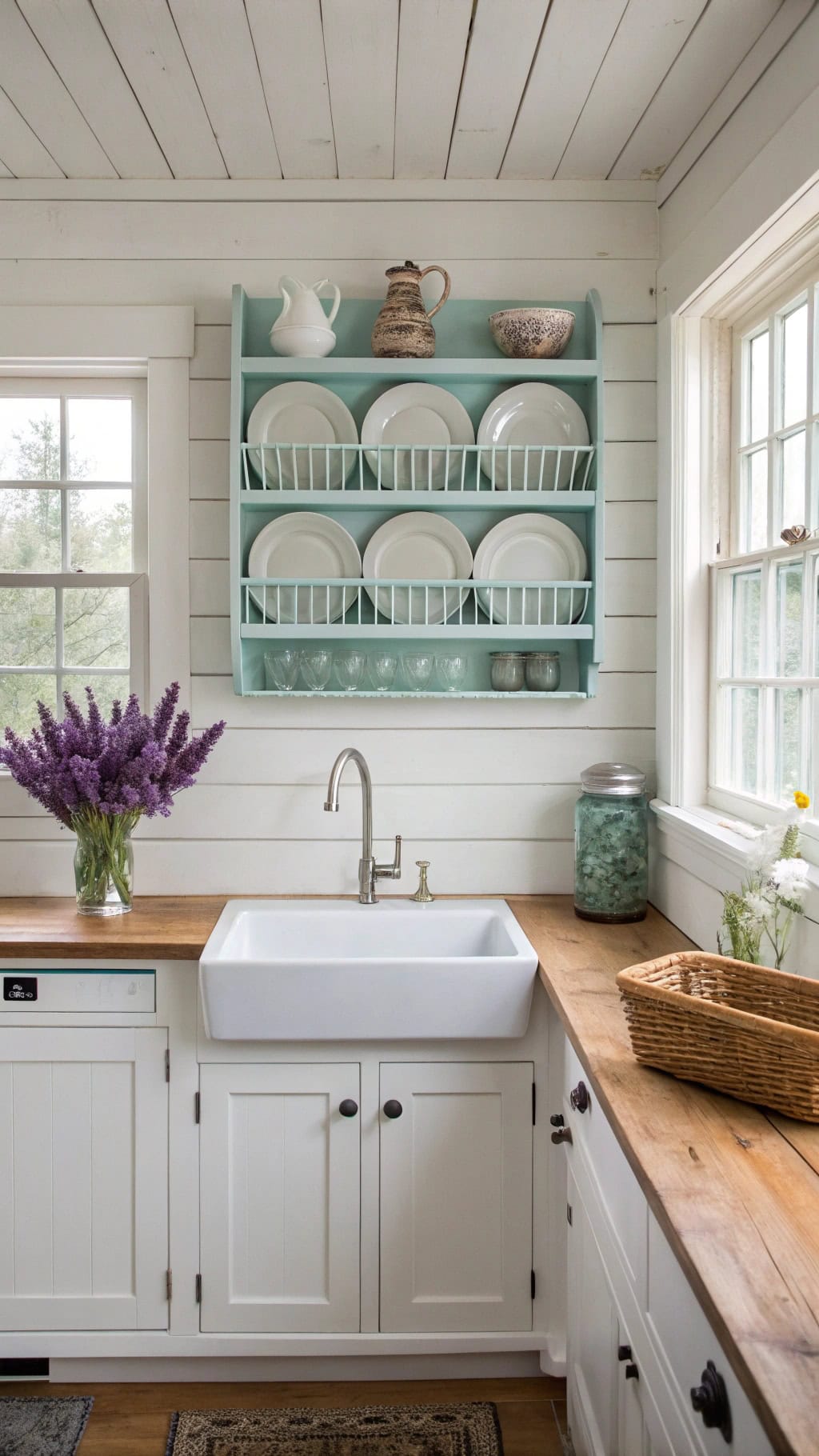 vintage charm plate rack