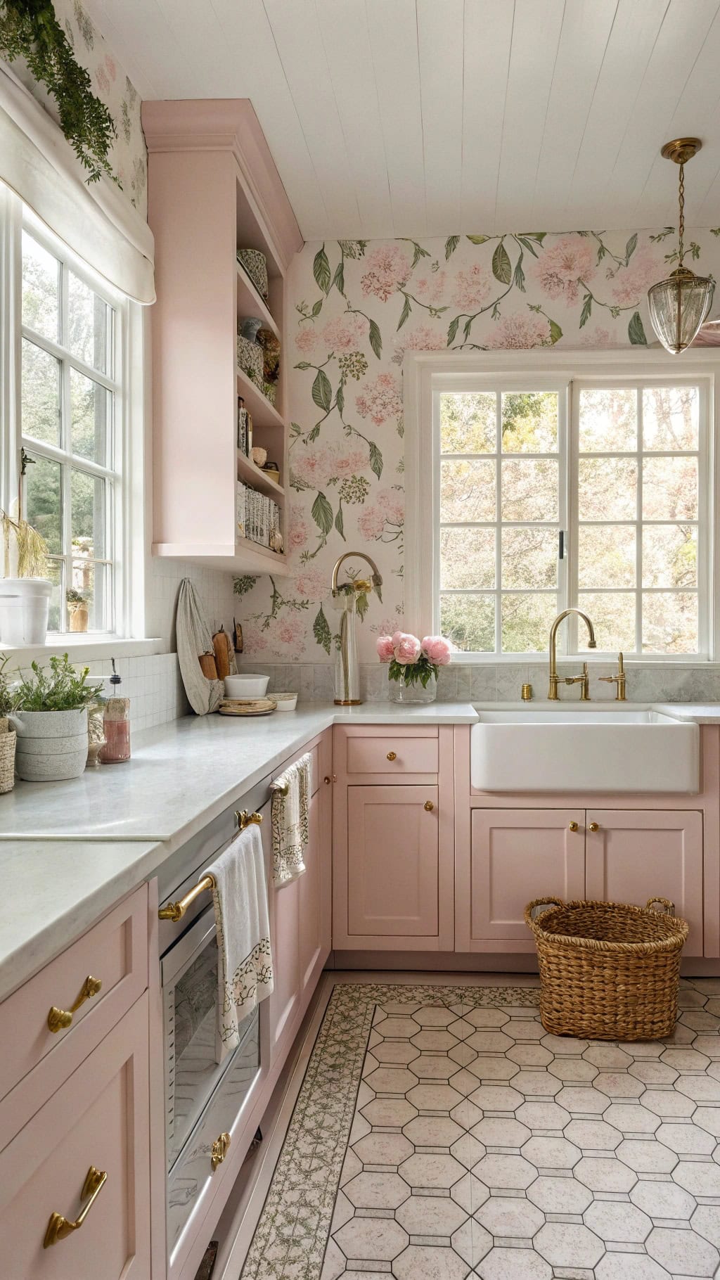 vintage floral wallpaper charm