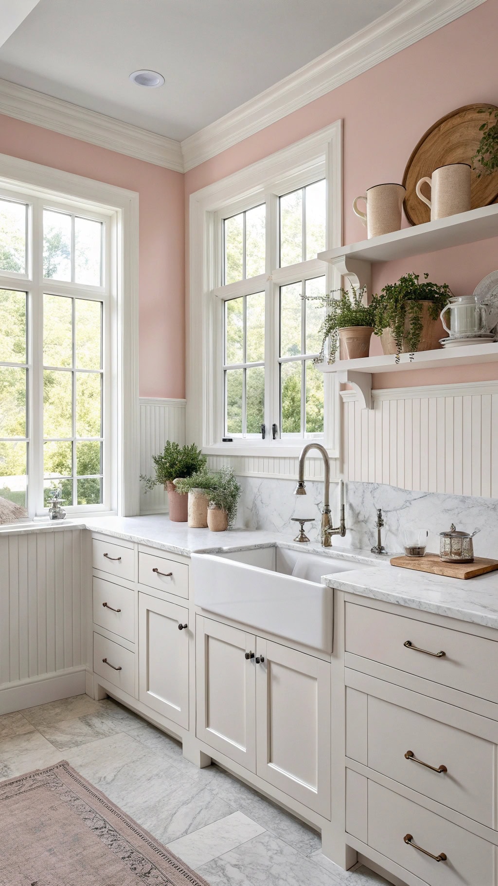 wainscoting adds architectural elegance