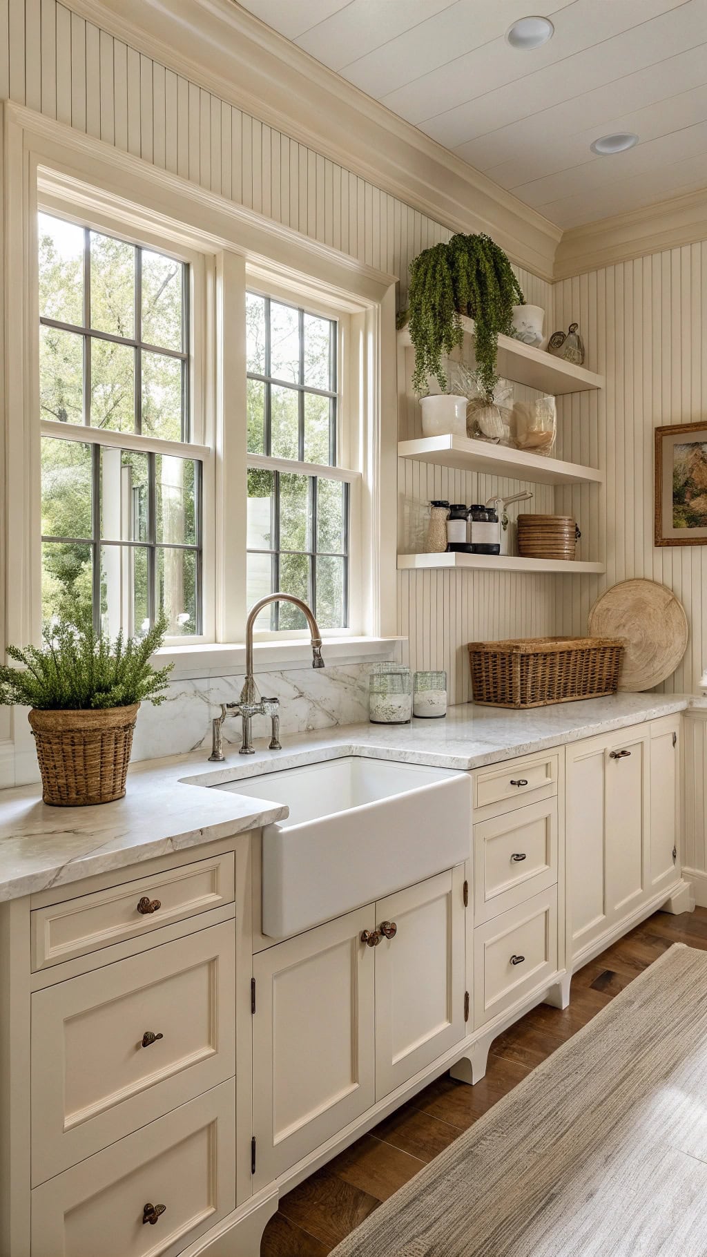 wainscoting adds custom sophistication