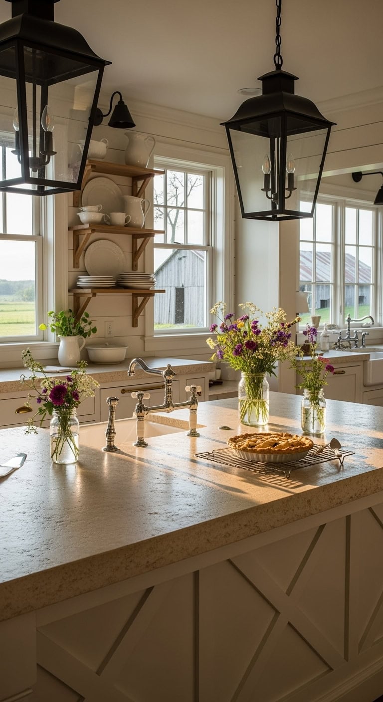 warm cozy farmhouse charm embodied