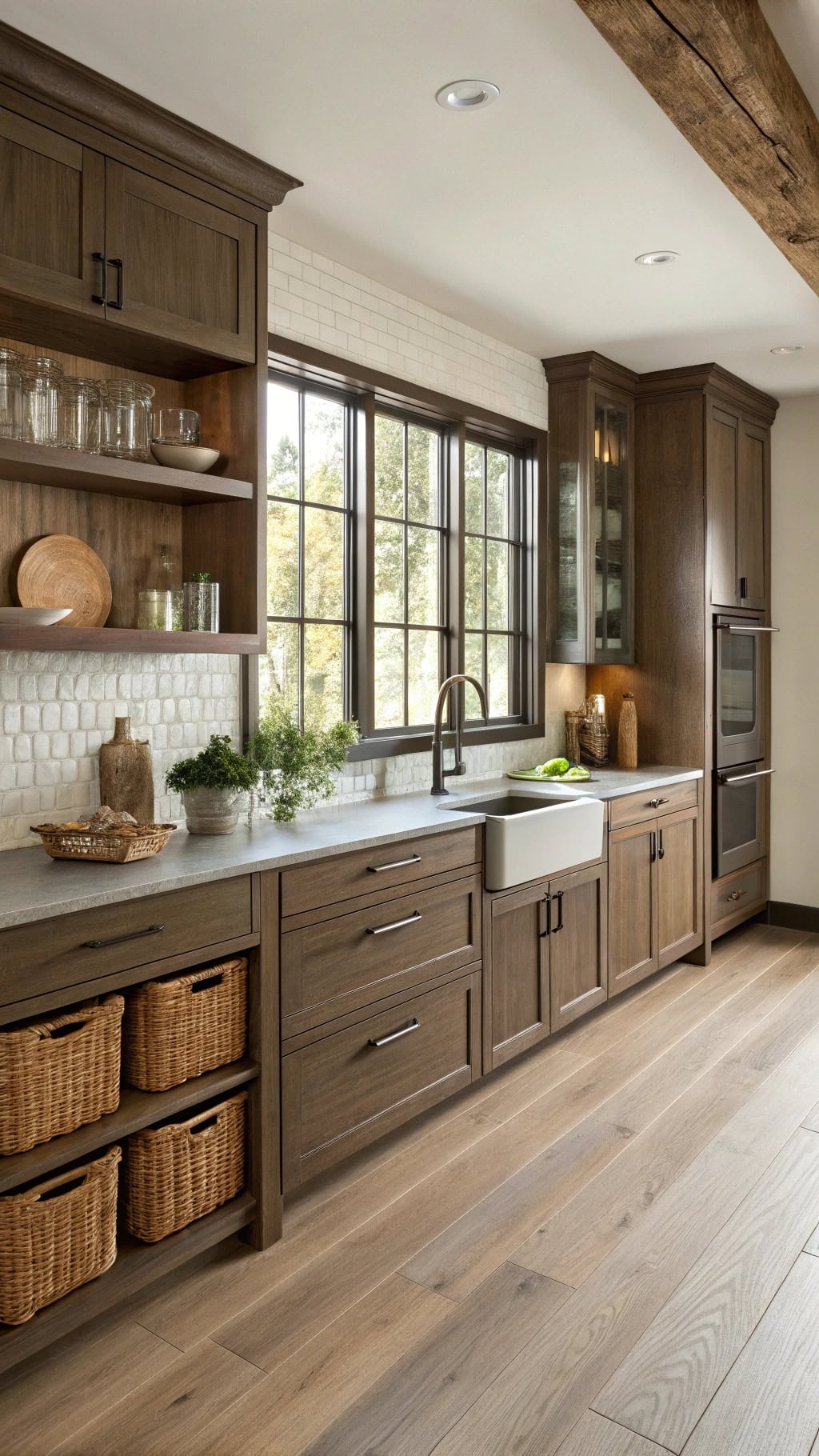 warm wood grain elegance
