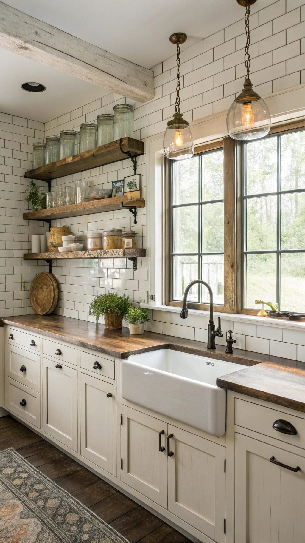 weathered chic cabinet style