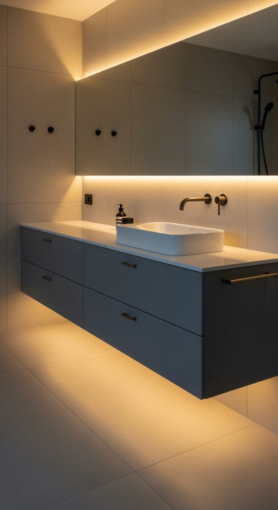 22 Stunning Gray Bathroom Vanities